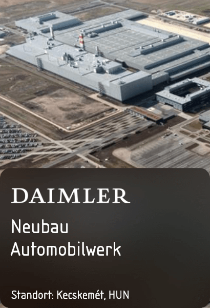 Read more about the article Daimler Neubau Automobilwerk