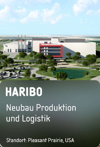 Neubau Produktion Logistik Haribo