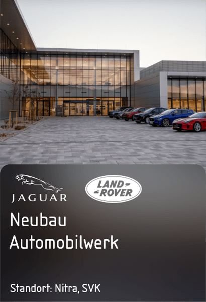 Jaguar - Neubau Automobilwerk